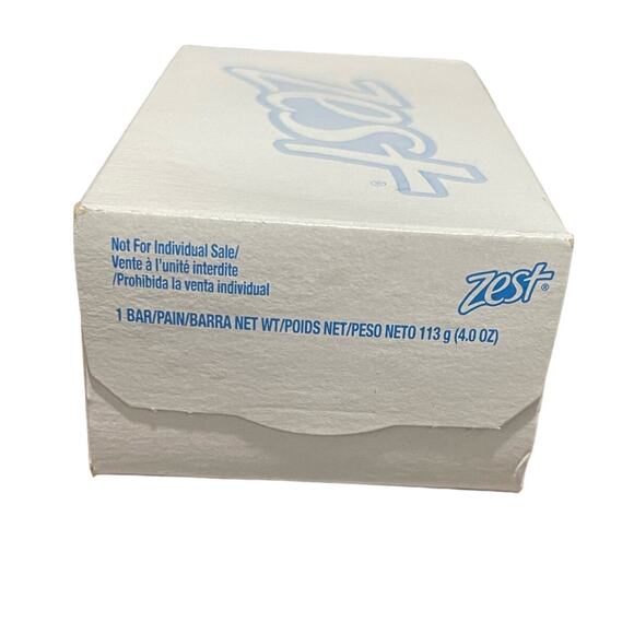 Vintage New Old Stock ZEST 4 ounce Bar of Bath Soap New Shower Clean Deadstock - Picture 3 of 5